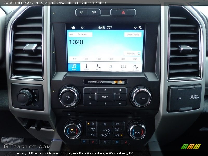 Magnetic / Black 2018 Ford F350 Super Duty Lariat Crew Cab 4x4