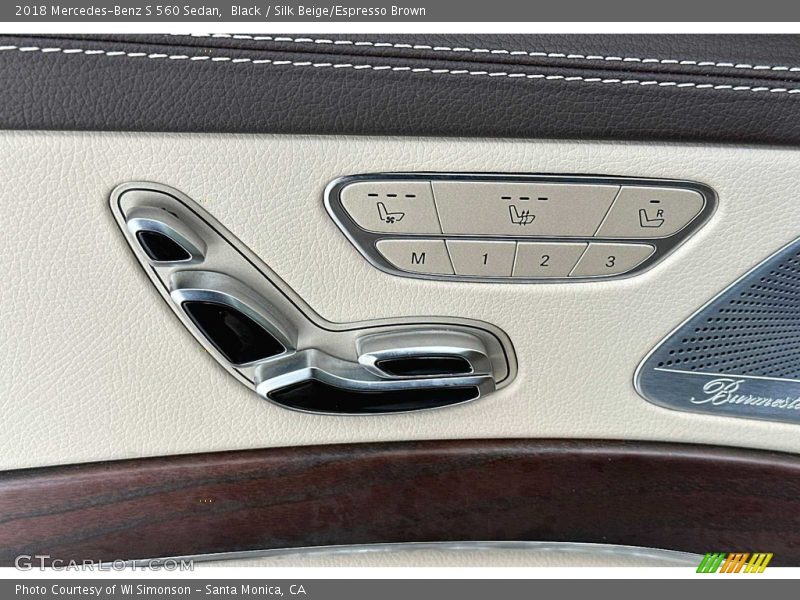 Black / Silk Beige/Espresso Brown 2018 Mercedes-Benz S 560 Sedan