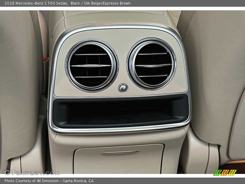 Black / Silk Beige/Espresso Brown 2018 Mercedes-Benz S 560 Sedan