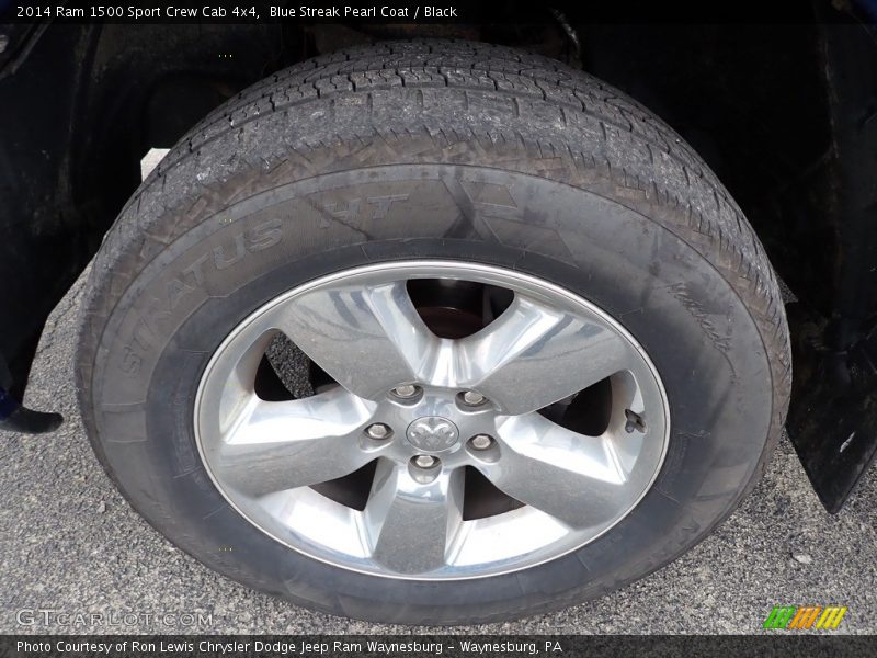 Blue Streak Pearl Coat / Black 2014 Ram 1500 Sport Crew Cab 4x4