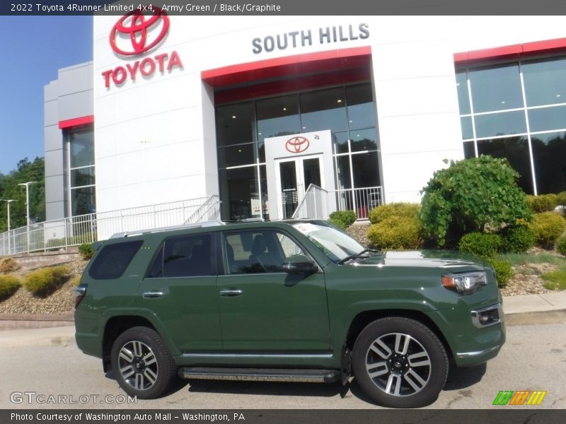 Army Green / Black/Graphite 2022 Toyota 4Runner Limited 4x4