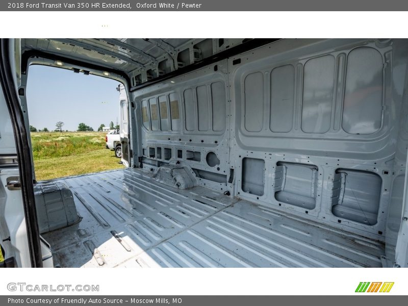 Oxford White / Pewter 2018 Ford Transit Van 350 HR Extended
