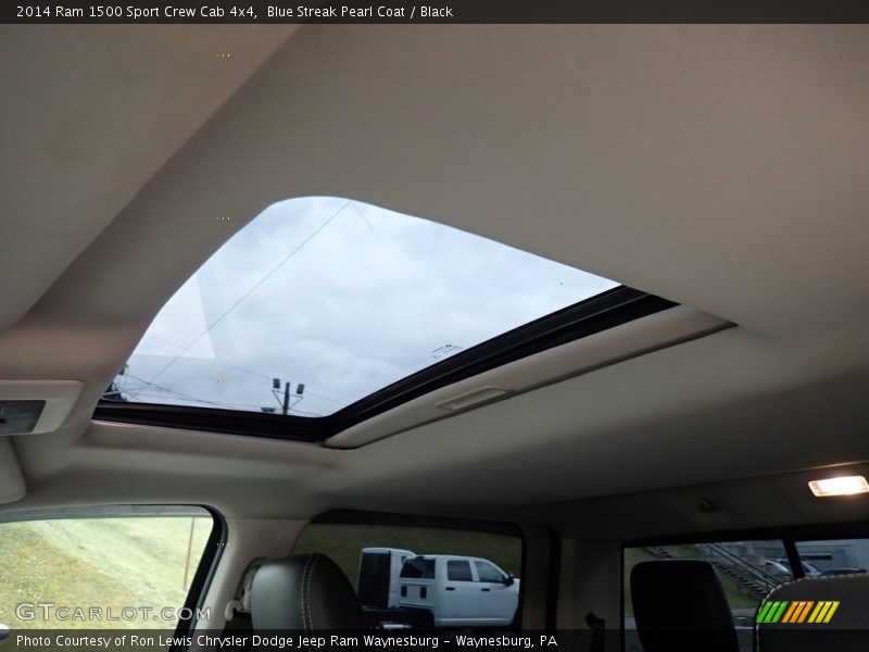 Blue Streak Pearl Coat / Black 2014 Ram 1500 Sport Crew Cab 4x4