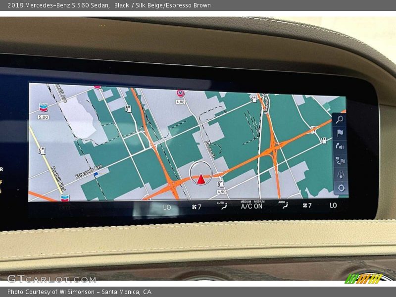 Black / Silk Beige/Espresso Brown 2018 Mercedes-Benz S 560 Sedan