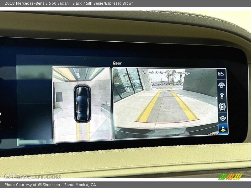 Black / Silk Beige/Espresso Brown 2018 Mercedes-Benz S 560 Sedan