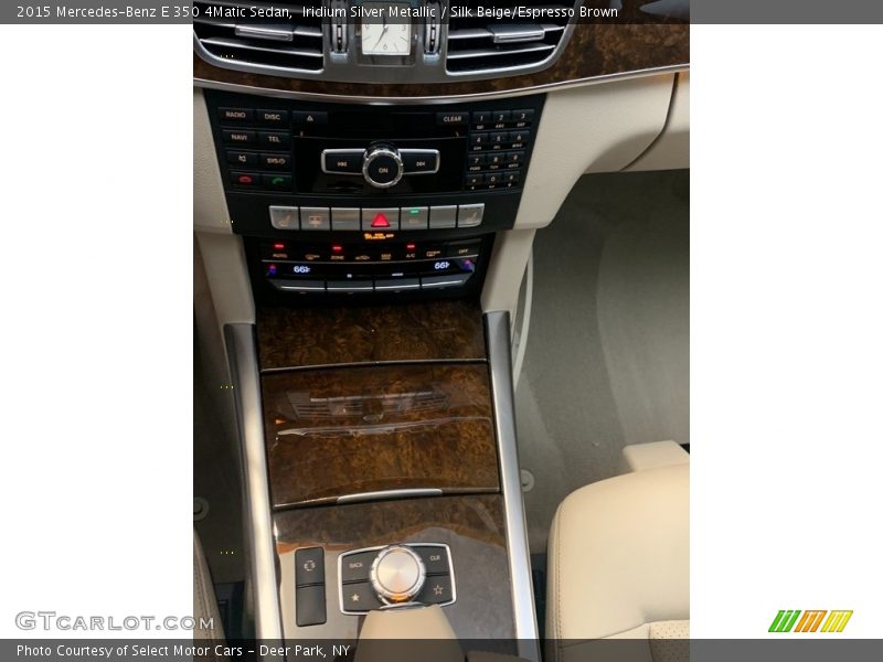 Iridium Silver Metallic / Silk Beige/Espresso Brown 2015 Mercedes-Benz E 350 4Matic Sedan