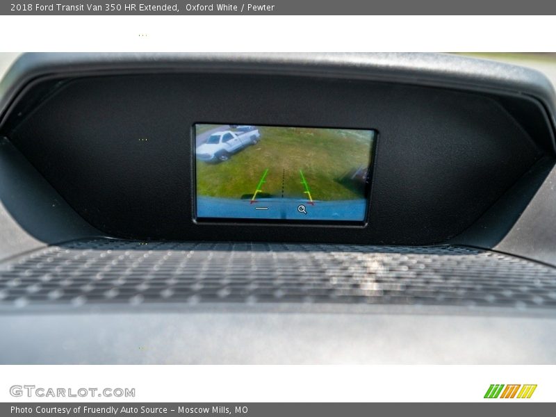 Oxford White / Pewter 2018 Ford Transit Van 350 HR Extended