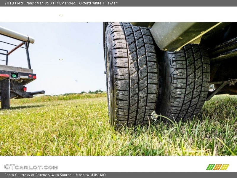 Oxford White / Pewter 2018 Ford Transit Van 350 HR Extended