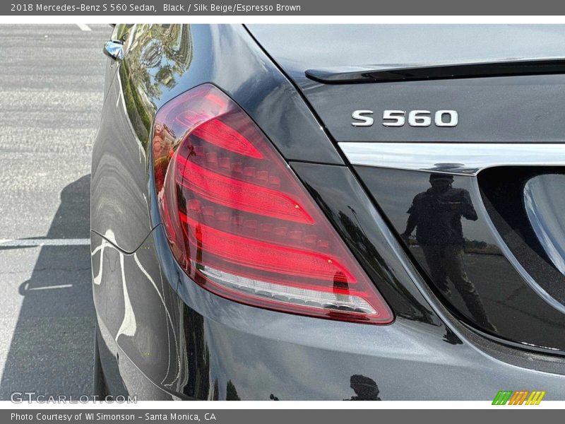 Black / Silk Beige/Espresso Brown 2018 Mercedes-Benz S 560 Sedan