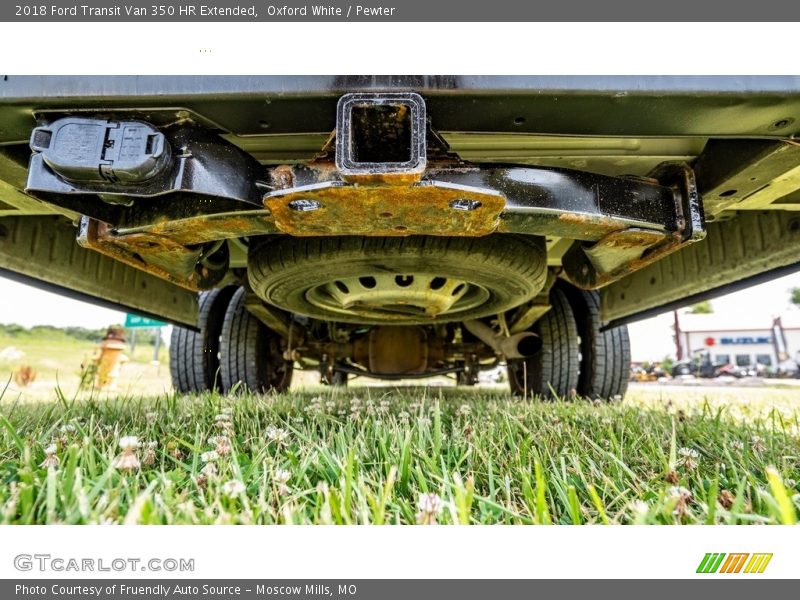Oxford White / Pewter 2018 Ford Transit Van 350 HR Extended