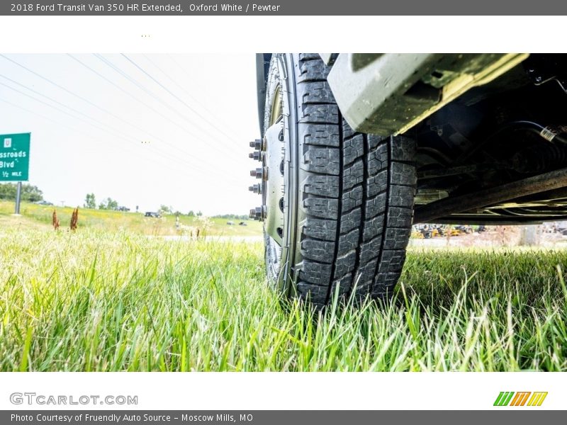 Oxford White / Pewter 2018 Ford Transit Van 350 HR Extended