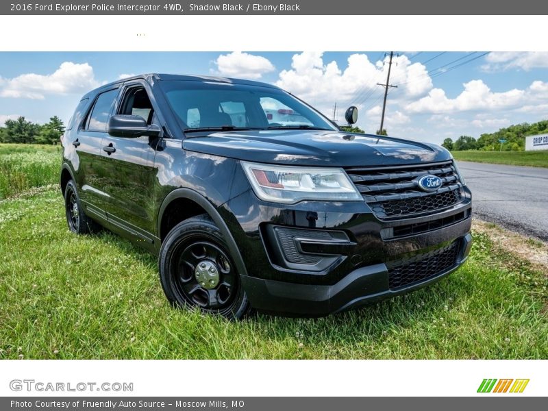 Shadow Black / Ebony Black 2016 Ford Explorer Police Interceptor 4WD