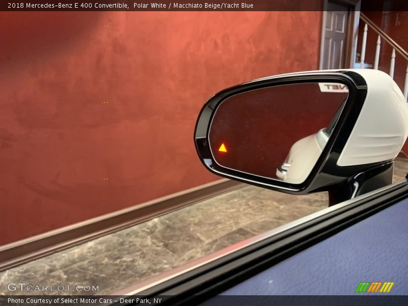 Polar White / Macchiato Beige/Yacht Blue 2018 Mercedes-Benz E 400 Convertible