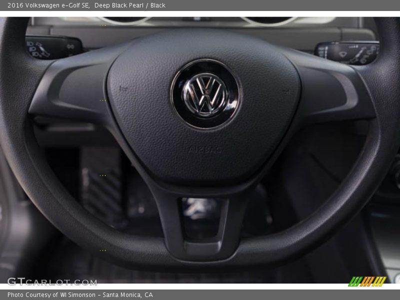  2016 e-Golf SE Steering Wheel