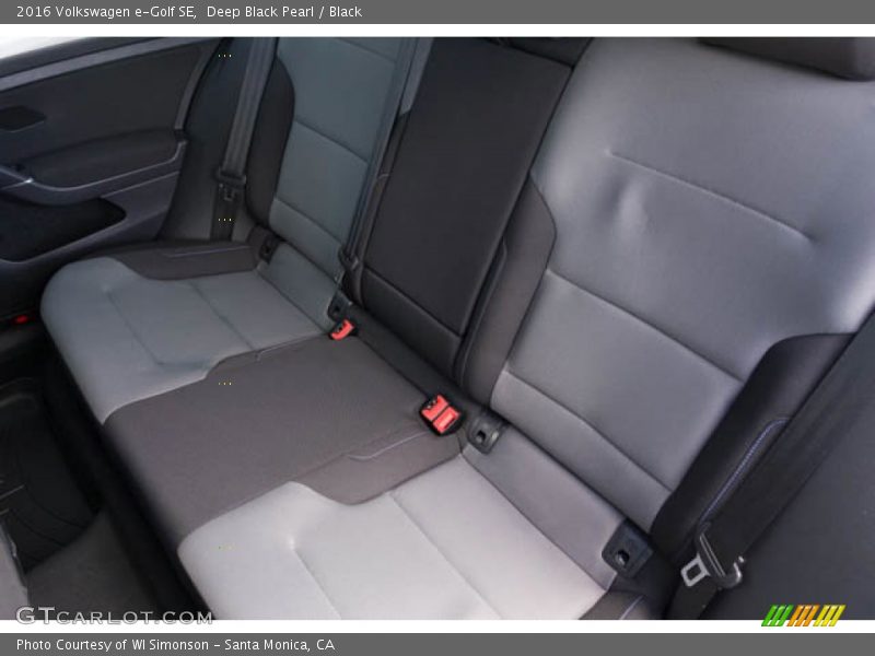 Rear Seat of 2016 e-Golf SE