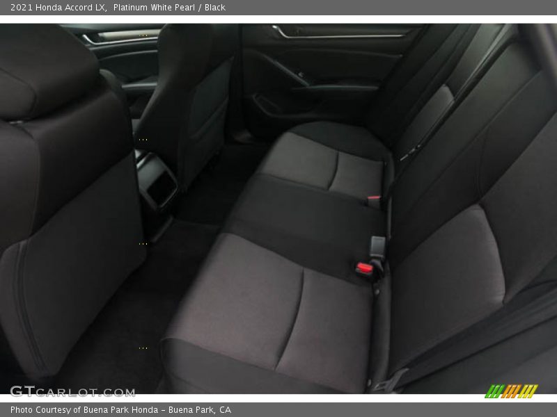 Platinum White Pearl / Black 2021 Honda Accord LX