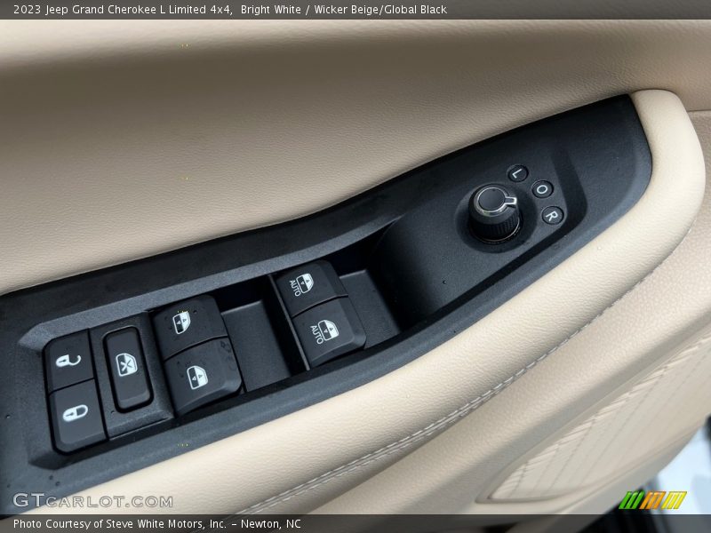 Bright White / Wicker Beige/Global Black 2023 Jeep Grand Cherokee L Limited 4x4
