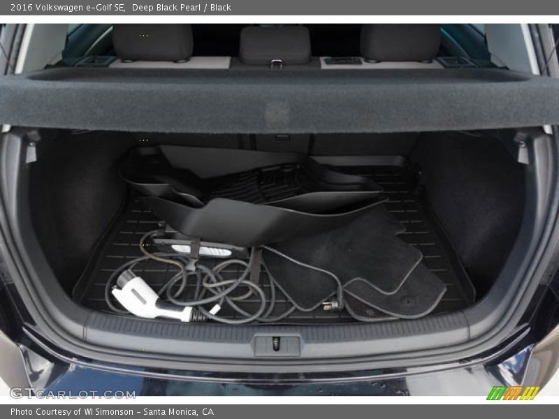  2016 e-Golf SE Trunk