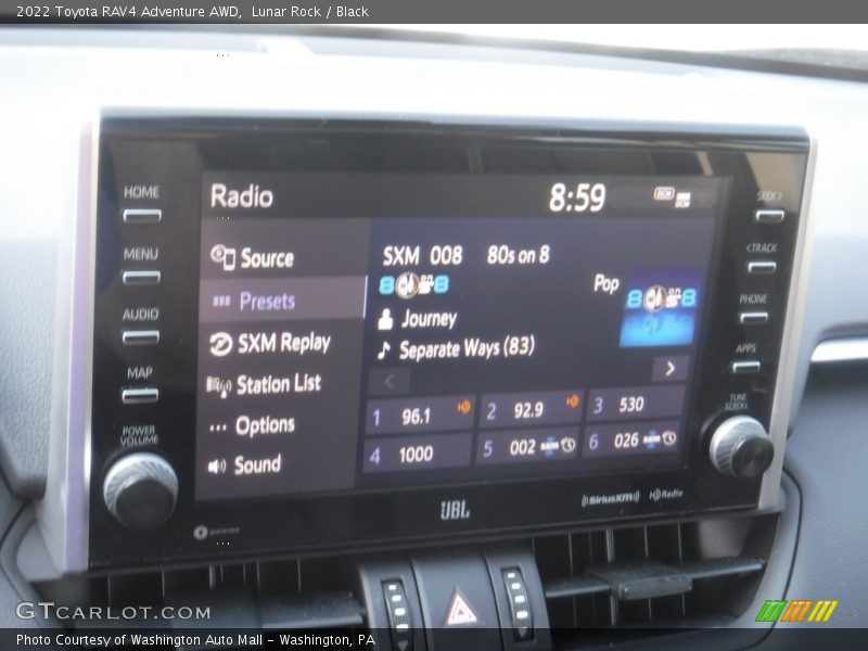 Lunar Rock / Black 2022 Toyota RAV4 Adventure AWD