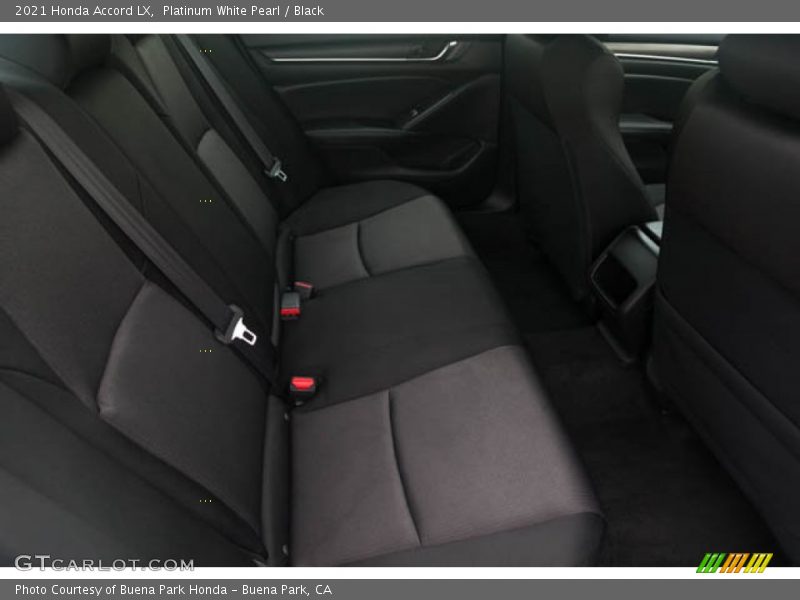 Platinum White Pearl / Black 2021 Honda Accord LX
