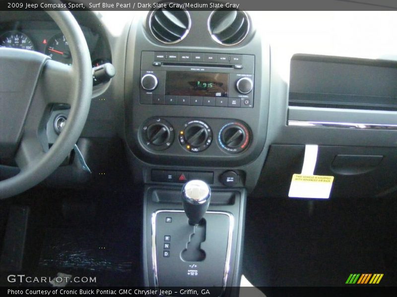 Surf Blue Pearl / Dark Slate Gray/Medium Slate Gray 2009 Jeep Compass Sport