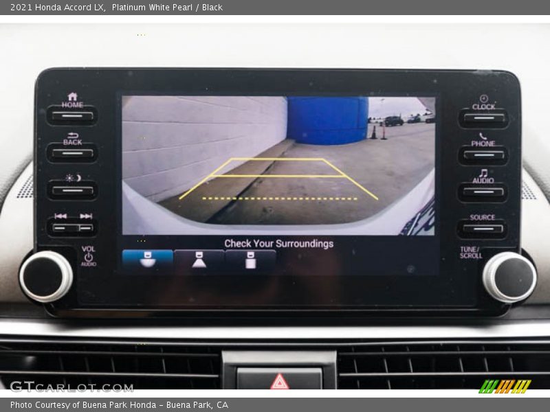 Platinum White Pearl / Black 2021 Honda Accord LX