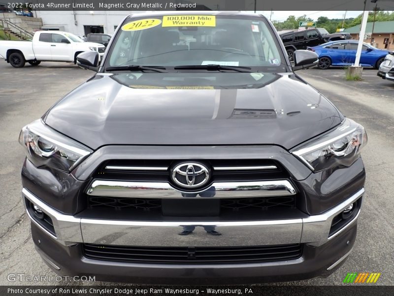 Magnetic Gray Metallic / Redwood 2022 Toyota 4Runner Limited