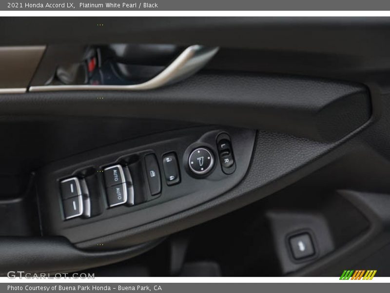 Platinum White Pearl / Black 2021 Honda Accord LX