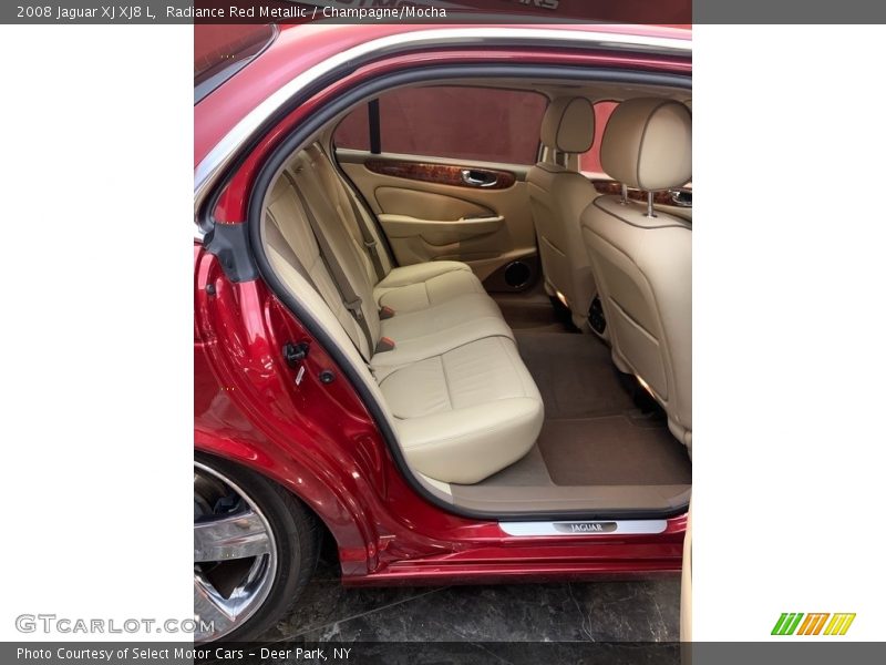 Radiance Red Metallic / Champagne/Mocha 2008 Jaguar XJ XJ8 L