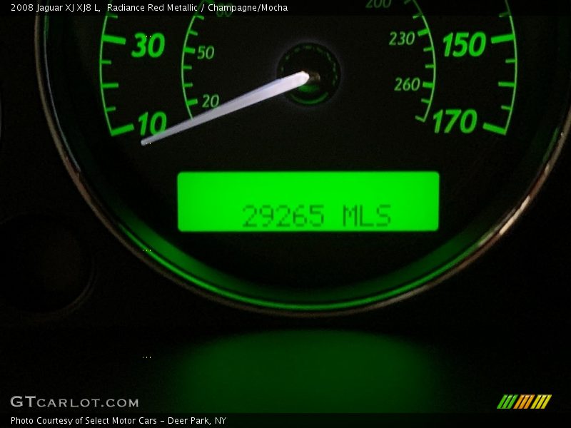 Radiance Red Metallic / Champagne/Mocha 2008 Jaguar XJ XJ8 L