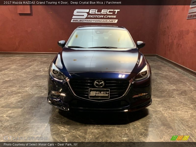 Deep Crystal Blue Mica / Parchment 2017 Mazda MAZDA3 Grand Touring 4 Door