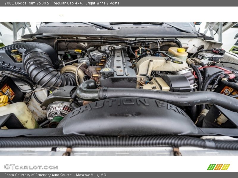  2001 Ram 2500 ST Regular Cab 4x4 Engine - 5.9 Liter OHV 24-Valve Cummins Turbo Diesel Inline 6 Cylinder