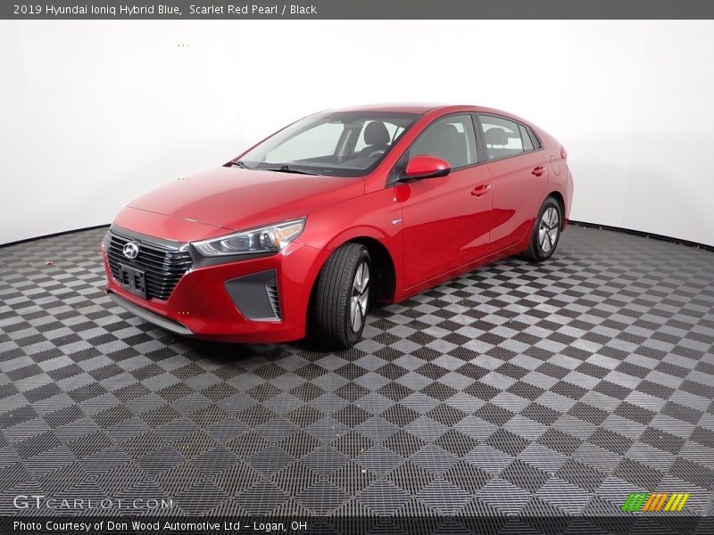 Scarlet Red Pearl / Black 2019 Hyundai Ioniq Hybrid Blue
