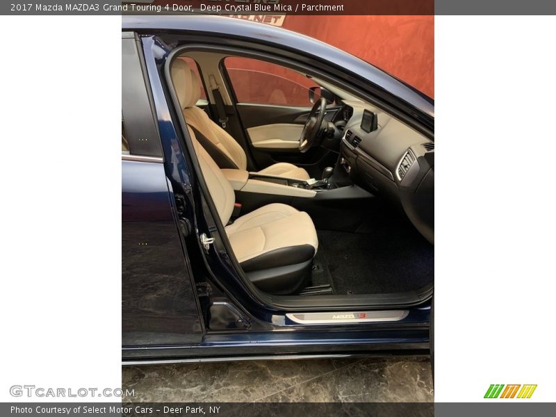 Deep Crystal Blue Mica / Parchment 2017 Mazda MAZDA3 Grand Touring 4 Door
