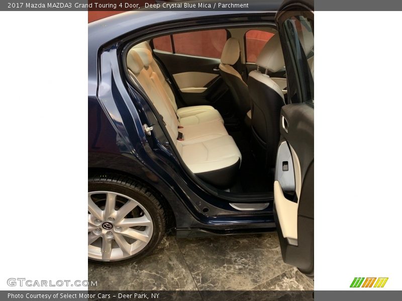 Deep Crystal Blue Mica / Parchment 2017 Mazda MAZDA3 Grand Touring 4 Door