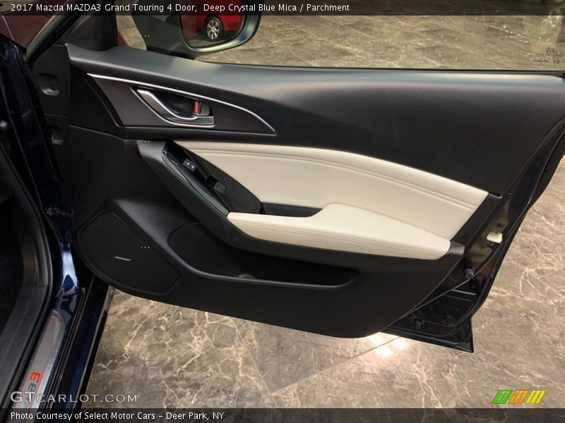 Deep Crystal Blue Mica / Parchment 2017 Mazda MAZDA3 Grand Touring 4 Door