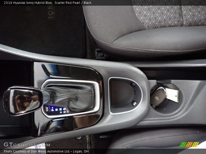 Scarlet Red Pearl / Black 2019 Hyundai Ioniq Hybrid Blue