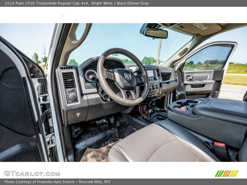 Bright White / Black/Diesel Gray 2014 Ram 2500 Tradesman Regular Cab 4x4