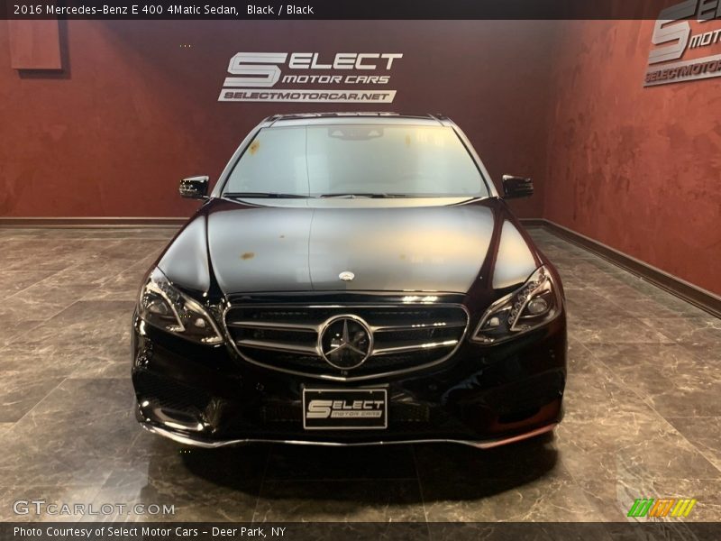 Black / Black 2016 Mercedes-Benz E 400 4Matic Sedan