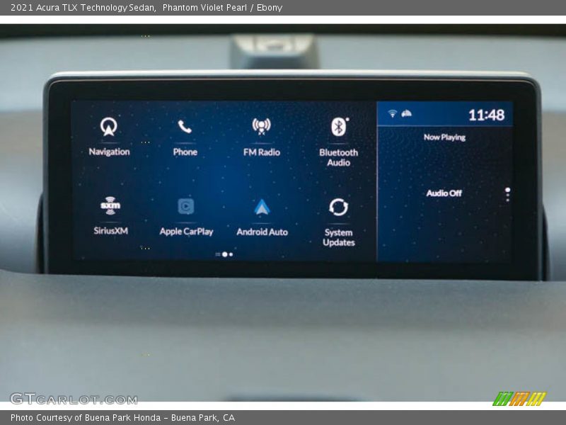 Phantom Violet Pearl / Ebony 2021 Acura TLX Technology Sedan