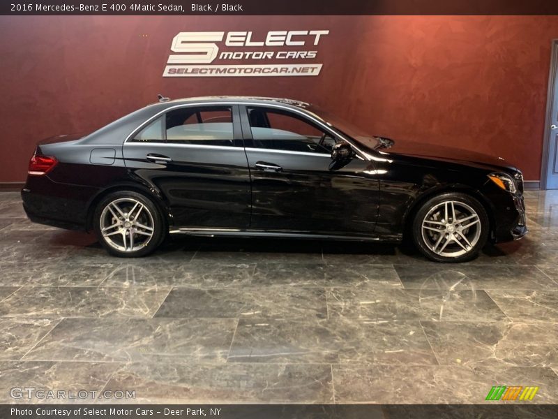 Black / Black 2016 Mercedes-Benz E 400 4Matic Sedan