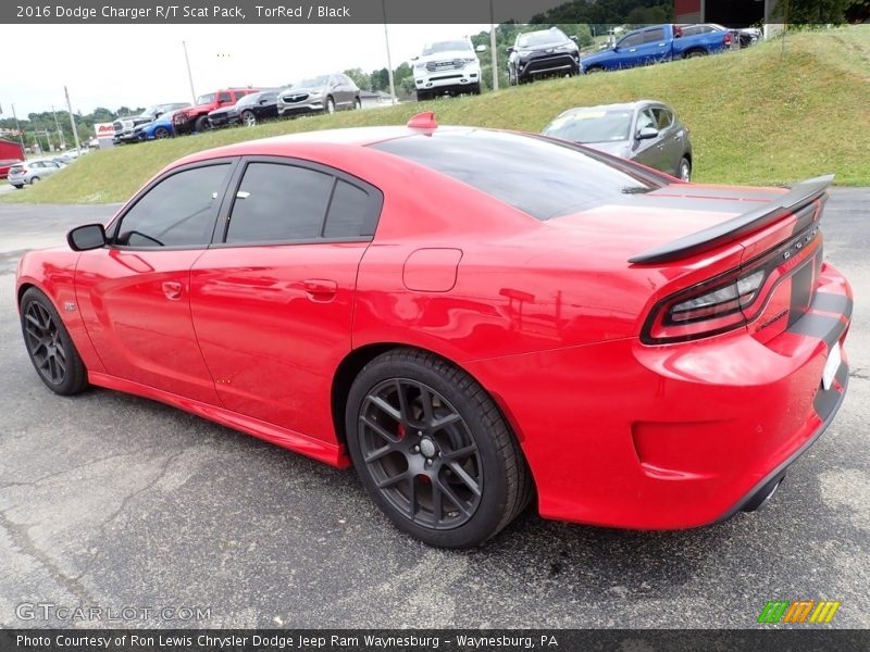 TorRed / Black 2016 Dodge Charger R/T Scat Pack