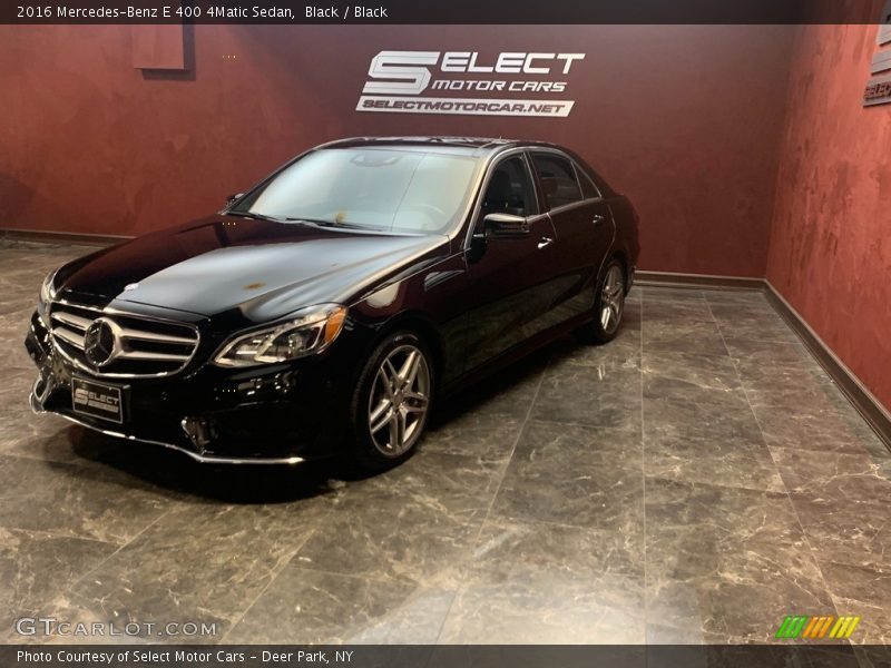 Black / Black 2016 Mercedes-Benz E 400 4Matic Sedan