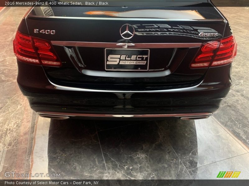 Black / Black 2016 Mercedes-Benz E 400 4Matic Sedan