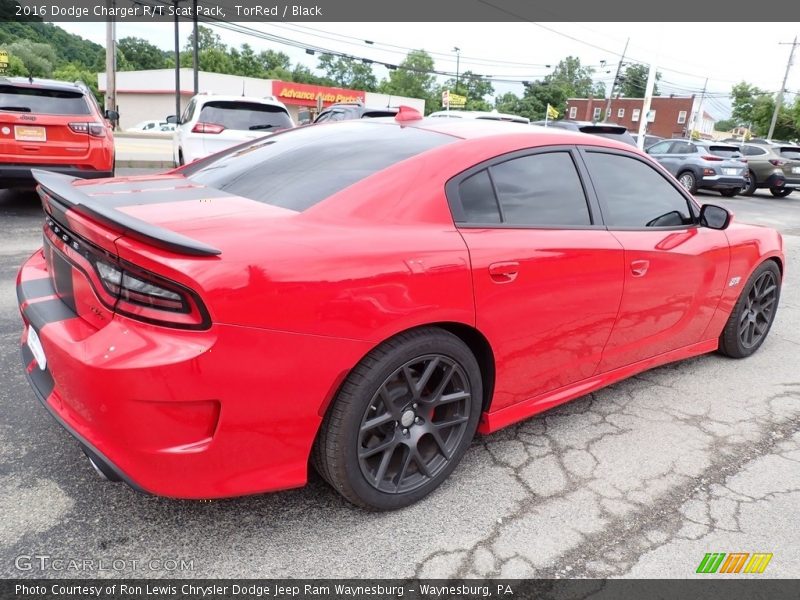 TorRed / Black 2016 Dodge Charger R/T Scat Pack