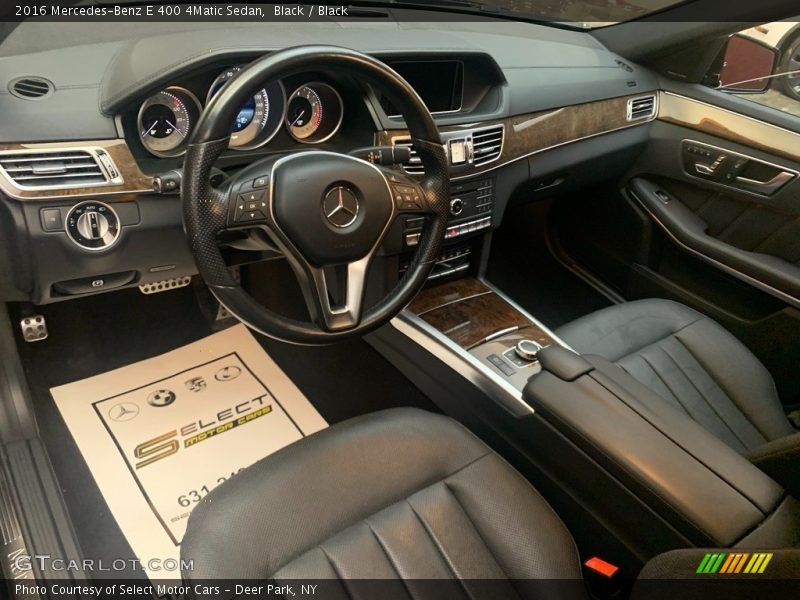 Black / Black 2016 Mercedes-Benz E 400 4Matic Sedan