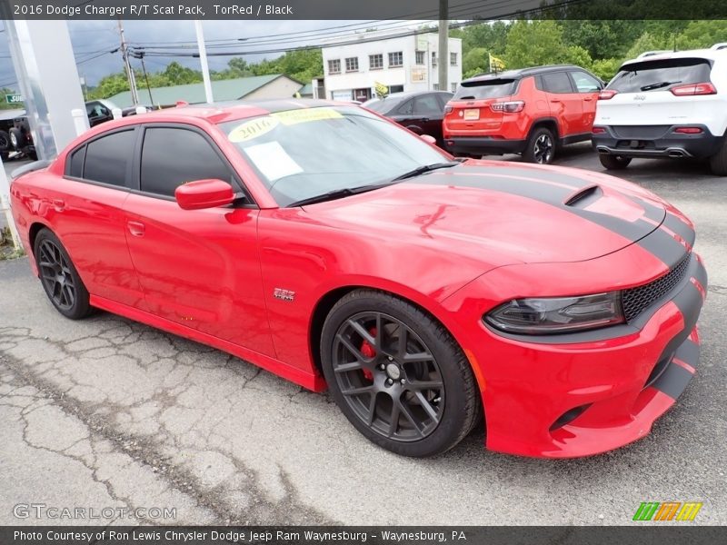 TorRed / Black 2016 Dodge Charger R/T Scat Pack