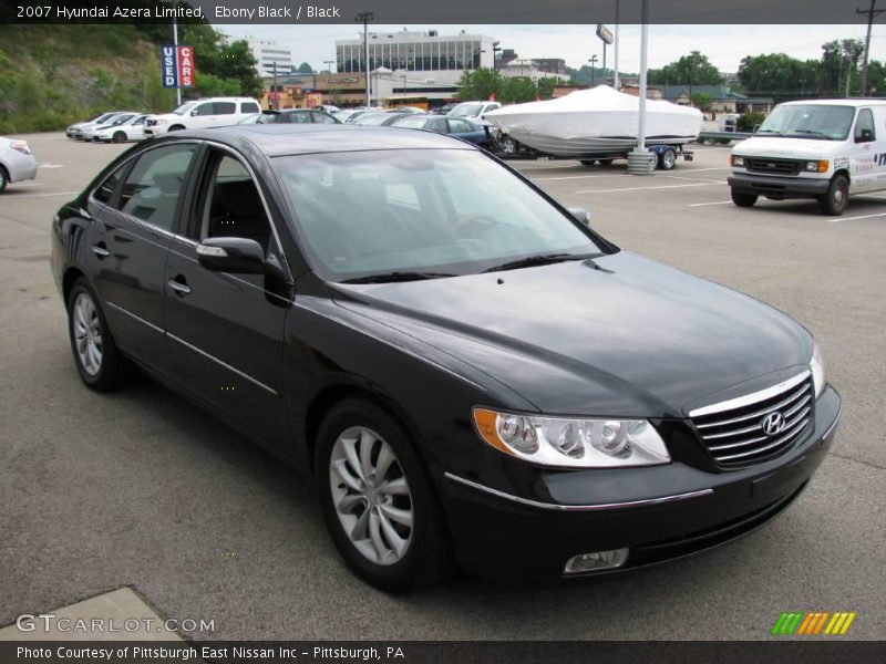 Ebony Black / Black 2007 Hyundai Azera Limited