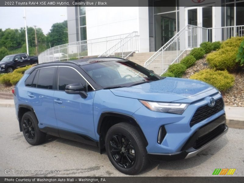 Front 3/4 View of 2022 RAV4 XSE AWD Hybrid