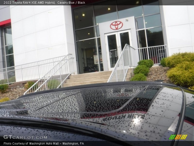 Cavalry Blue / Black 2022 Toyota RAV4 XSE AWD Hybrid